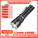 全新 SOFIRN SK40 3200流明战术手电筒 580米强光 SFT70 LED IP68防水双开关手电筒