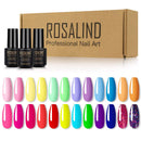 ROSALIND美甲套装 美甲工具套装 甲油胶半永久美甲套装 36W UV LED美甲灯 美甲机 甲油胶套装