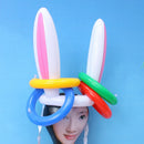 Easter Outdoor Party Games for Family Bunny Potato Sack Race Jumping Bags Kids Easter Egg Spoon Race Eggs Hunt Games Party Favor