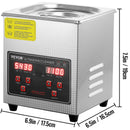 VEVOR 2L 3L 6L 10L 22L 30L 超声波清洗机 不锈钢便携式加热清洗器 超声波家用电器