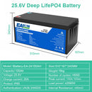The Grid Sentinel | 12V-24V LiFePO4 Deep-Cycle Battery (100Ah-300Ah, Built-in BMS)