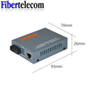 千兆光纤收发器 HTB-GS-03 1000Mbps 单纤SC端口 外置电源 光纤发射器
