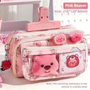 High Quality Kapibara Cartoon Pencil Case with Flip Top for Easy Access and Large Capacity for Stationery Storage