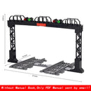 MOC Creative Expert City Train Traffic lights Railing Crossing Railway Express Bricks Building Blocks DIY Toys for Kids gifts
