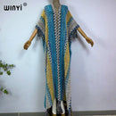 WINYI woman Winter Knitted cardigan coat Loose Christmas Fashion hipster party dress Thick Warm free size Female cloke overcoat