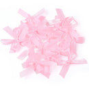 50Pcs/Lot 3.5*4cm Colourful Ribbon Bows Polyester Handmade Satin Bow DIY Sewing Crafts Decoration Gift Bouquets Party 2030