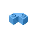 Gobricks 10PCS Building Blocks 2x2 Brick 45 degrees compatible with 87620 Ｃhildren's  toys Assembles Small Particle Parts Brick