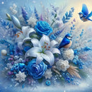 Huacan New Arrivals Diamond Painting Flower Full Round Square Drill Mosaic Animal Bird Diy Gift Art Home Decoration Craft Kit