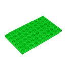 高砖 10个 MOC 板 6 x 10 兼容 3033 拼装颗粒积木零件 DIY积木块科技零件玩具