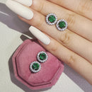 2026 Pink Silver Color Zircon Stud Earrings For Women Earing Girl Party Gift 1 dollar items Gothic freeshipping y2k Jewelry Z7