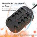 Extension socket, line filter, USB socket, outlet, outlet, outlet, power outlet recuas, power outlet ruler