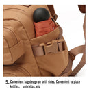 The Ruckdack | 900D Tactical Molle Daypack with Dual Cup Holders