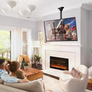 Ceiling TV Mount, TV Mount for 26-65 inch TVs, TV Ceiling Mount with Swivel, Tilt and 6 Height Adjustable, Max VESA 400x400mm