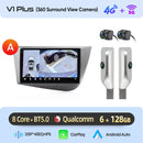 Junsun安卓无线CarPlay车载收音机，适用于西亚特Leon MK2 2005-2012，车载智能系统DSP SWC RDS GPS FM BT