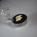 1 Pair Vampire Teeth Fangs Dentures Props Halloween Costume Props False Teeth Solid Glue Denture Adhesive Halloween Party Decor