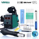 YIHUA 8786D 电烙铁热风焊台 DIY 数显返修台手机维修 BGA SMD 焊接工具焊台
