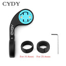 Cydy Mount 适用于 Garmin Edge 130 200 520 820 Bryton Rider 330 420 530 860 Wahoo 山地公路自行车 GPS 自行车码表支架