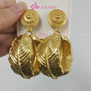 Women Gold Color Wedding Earring Dubai Nigeria Personalized Style 18k Gold Plated Jewelry Accessories Large Hoop Earrings