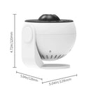 Galaxy Projector for Bedroom Pro Version HD 12 in 1 Film Discs Star Projector Galaxy Light Planetarium Projector with Timer White Noise 360 ° Rotation Bluetooth Remote Control