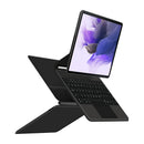 三星 Galaxy Tab S10+ S9 FE+ S9+ S8+ S7 FE Plus 12.4 英寸 S9 S8 11 平板电脑智能键盘皮套，纤薄带触控板