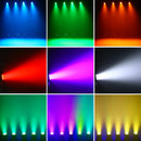 Yiflamefly 2件套105W光束摇头灯 7x15W RGBW LED舞台灯 DMX512聚光灯 适用于DJ迪斯科KTV婚礼派对
