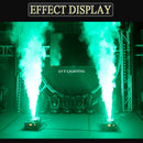 New 1500W Smoke Machine Fogger Color Changing Red Green Blue Full Color Triple RGB 24 LED 3 In 1 Colorful Fog Machine