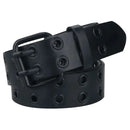 Women Punk Goth Belts Brand Leather Women Grunge Belt Halloween Double Pin Buckle Female Belt for Jeans Streetwear