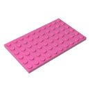 高砖 10个 MOC 板 6 x 10 兼容 3033 拼装颗粒积木零件 DIY积木块科技零件玩具