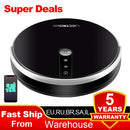 Robot Vacuum Cleaner LIECTROUX/LILIN C30B ,Map Navigation with Memory,Wifi APP Control,6000pa Suction,Smart Electric Water Tank