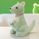 26cm 2-in-1 kangaroo plush toy, Australian kangaroo doll, super fun kangaroo plush toy, best gift for Easter