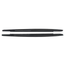 MagicKit  2PCS Bumper Lip Splitter Side Skirts For BMW 5 Series G30/G31 2017-2019 M Sport Gloss Black