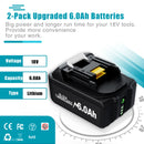 Bonacell 6000mah For Makita BL1830 18V Power Tools Compatible For Makita BL1850 BL1860 BL1890 Replacement Battery And Charger