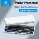 Hagibis M.2 NVMe SSD Enclosure Write Protect USB C 3.2 Gen2 to NVMe PCI-E M.2 SSD Case With 100W PD for iPhone 16 15 Pro MacBook