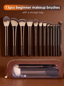 The Precision Trio | Professional Mink Hair Makeup Brush Set