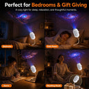 New Mini USB Plug-in Galaxy Star Projector Night Light 360° Rotatable Nebula Aurora Starry Sky Projector Light For Bedroom Decor