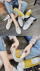 Comemore Summer Leather Women Casual White Vulcanized Shoes Sneakers Comfortable Flats Fashion 2022 Women's Slip-on Shallow Shoe