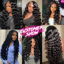 Loose Deep Wave  Unprocessed Virgin Raw Human Hair Bundles Hair Extensions Brazilian 3 4 Bundle Deals Wholeasle 38 40 Inch Loose Deep Wave Human Hair Bundles Jerry Curly Weave Raw Virgin Raw Human Hair Bundles Hair Extensions