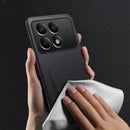 Case for Poco X6 Pro Luxury PU Leather Shockproof Silicone Shell Fundas for Xiaomi Poco X6 Pro Cover Protection Back Phone Coque