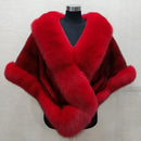 Classic Faux Fur Shawl Soft Dress Shawl Fine Touch Lady Wedding Dress Cape Warm Poncho  Cold Resistant