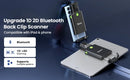 The Ledger | 2D Bluetooth Barcode Scanner with Back-Clip Design