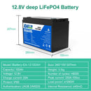 The Grid Sentinel | 12V-24V LiFePO4 Deep-Cycle Battery (100Ah-300Ah, Built-in BMS)