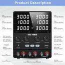NICE-POWER ProSeries Dual-Channel DC Power Supply