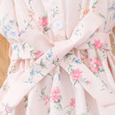 New Children Dress Teen Girl Clothes 8 9 10 11 12 Years Old Summer Flower Pink Short Sleeve Birthday Party Kids Princess Dresses