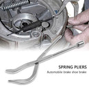 1PCS Car Drum Return Brake Shoe Spring Pliers Shoe Return Spring Repair Car Remover Workshop Tool Silver