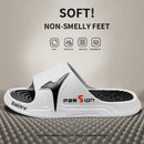 Fashion&Sport Men's Slippers PVC Soft Sole Non-slip Slides Casual Outdoor Beach Flip Flops Home Bathroom Couples Slippers New Sa