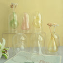 Aromatherapy Jars Double Layer Colorful Transparent Aroma Diffuser Glass Flower Vase Aromatherapy Bottle European Style Decorate