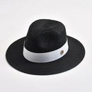 New Summer Straw Hat for Women Panama Soft Shaped Beach Sun Hat Outdoor UV Protection Travel Hat Sombreros De Mujer