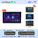 Junsun 7 9 10英寸通用CarPlay Android Auto车载收音机，适用于大众菲亚特雷诺日产现代GPS多媒体自动收音机立体声