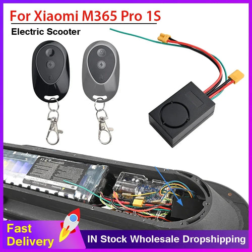 36-55V 115db 安全防盗报警器遥控器，适用于小米M365 1s Pro Pro2、Ninebot Max G30 G30D 电动滑板车配件