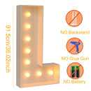 91.5CM DIY Name Giant Led Light Letter Frame Box Wedding Valentine's Day Party Decoration Anniversary Baby Shower Birthday Decor